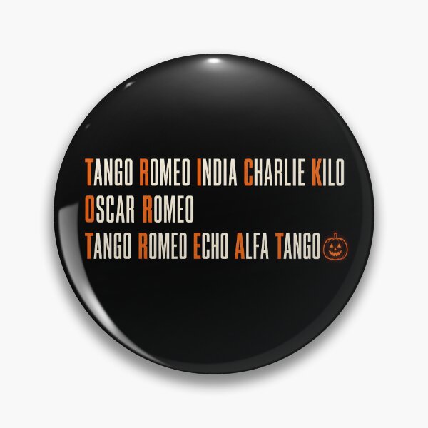 Item preview, Trick or Treat in the Pilot Phonetic Alphabet - Aviation Halloween designed and sold by EMaviation_.
