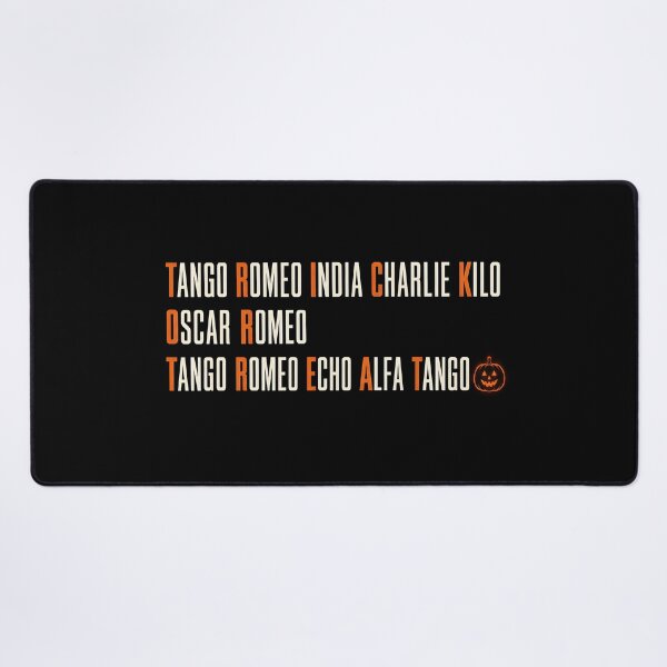 Item preview, Trick or Treat in the Pilot Phonetic Alphabet - Aviation Halloween designed and sold by EMaviation_.