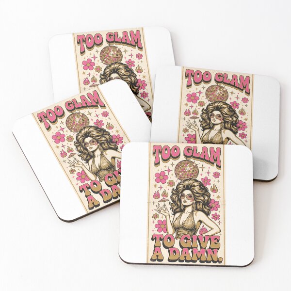 Item preview, Too Glam to Give a Damn – Funny Sassy Glam Girl Quote designed and sold by FitEnvy.