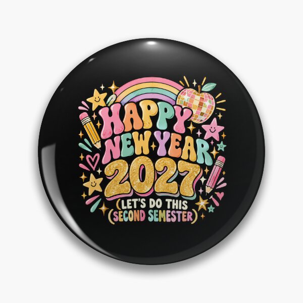 Item preview, Happy New Year 2027 Teacher Second Semester designed and sold by VYRON STUDIO.