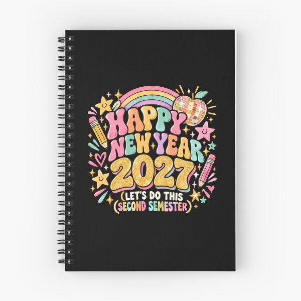 Item preview, Happy New Year 2027 Teacher Second Semester designed and sold by VYRON STUDIO.