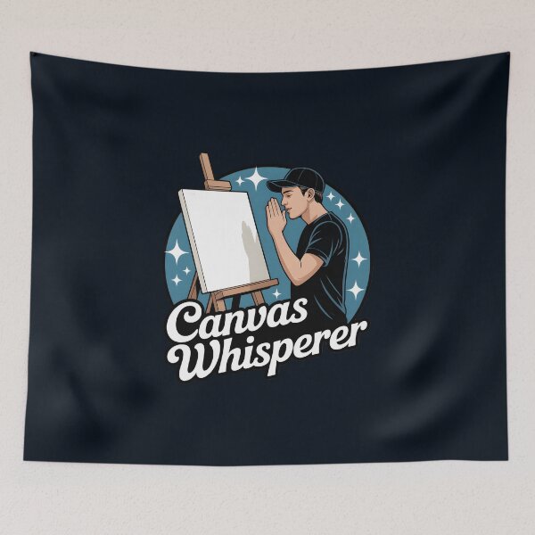 Item preview, Canvas Whisperer – Funny Artist and Painting Lover Design designed and sold by Jollys-ArtShop.