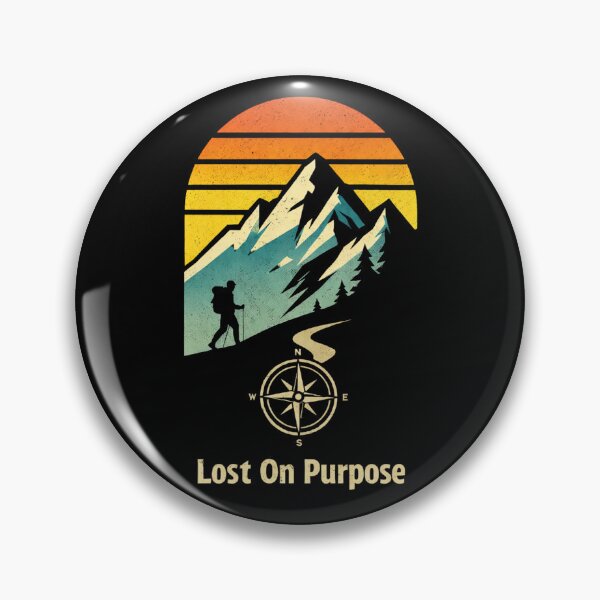 Item preview, Hiking Lost On Purpose Landscape  designed and sold by MalwasBasket.