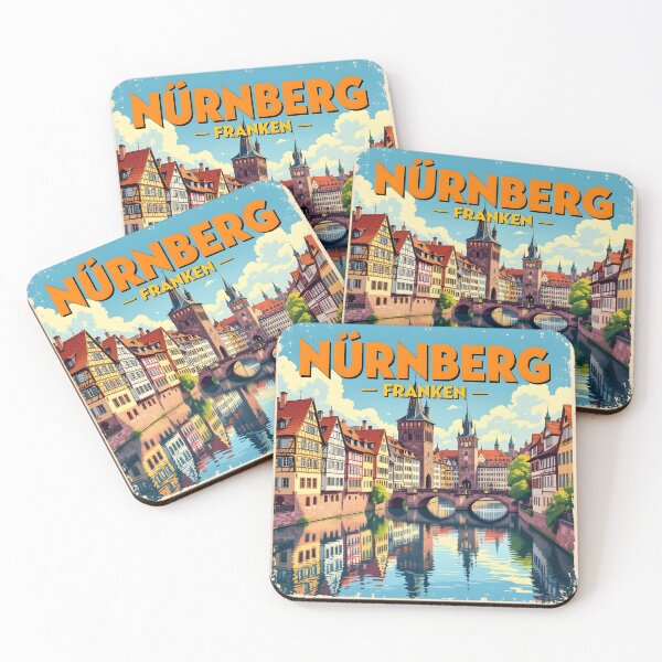 Item preview, Nuremberg Germany – Vintage Imperial Castle Travel Poster designed and sold by LSVart.