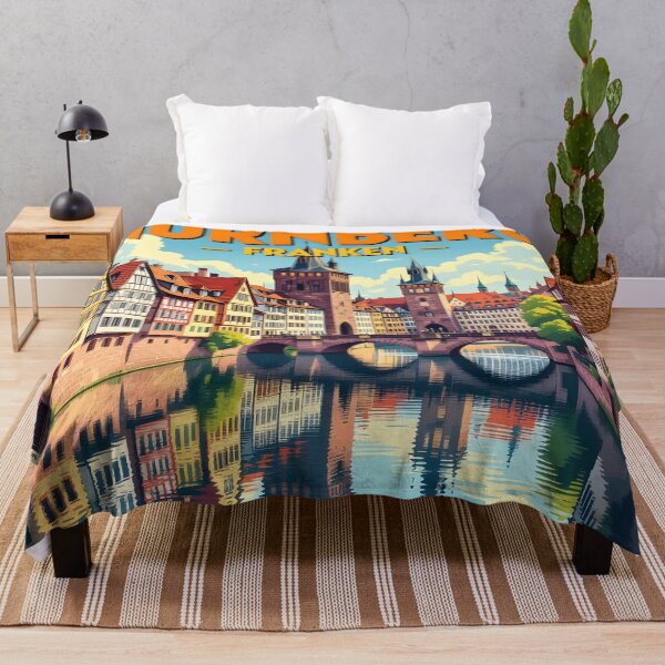 Item preview, Nuremberg Germany – Vintage Imperial Castle Travel Poster designed and sold by LSVart.