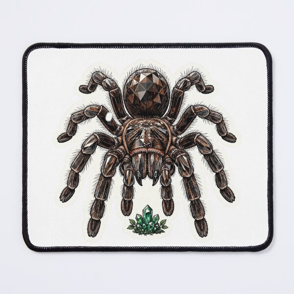 Item preview, Tarantula Crystal Sticker - Smoky Brown Tarantula Real Color designed and sold by Crystal Critters .