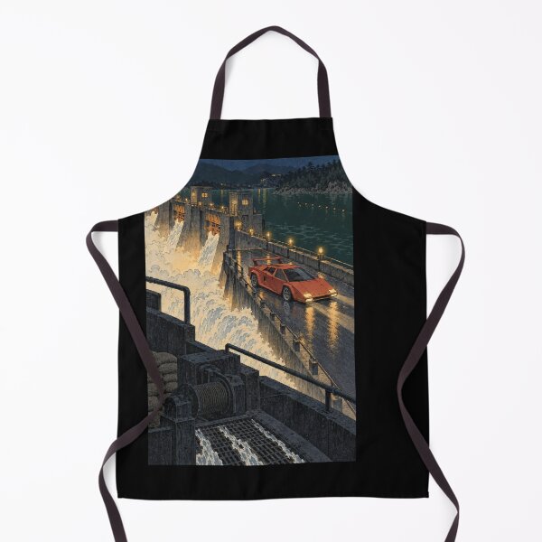 Item preview, Woodblock Hybrid Supercar at Open Dam Floodgates designed and sold by WAVE-JP.