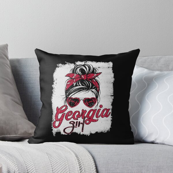 Item preview, Vintage Georgia Girl Messy Bun Distressed Football Team Spirit designed and sold by RockTheFeal.