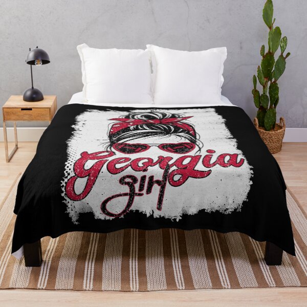 Item preview, Vintage Georgia Girl Messy Bun Distressed Football Team Spirit designed and sold by RockTheFeal.