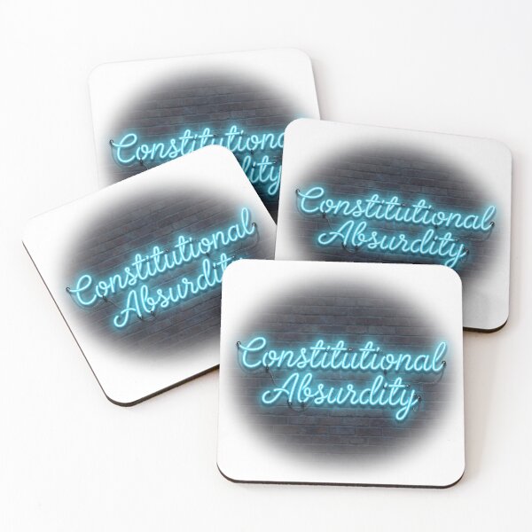 Item preview, Constitutional Absurdity Neon Sign Art designed and sold by AURA Vibes.