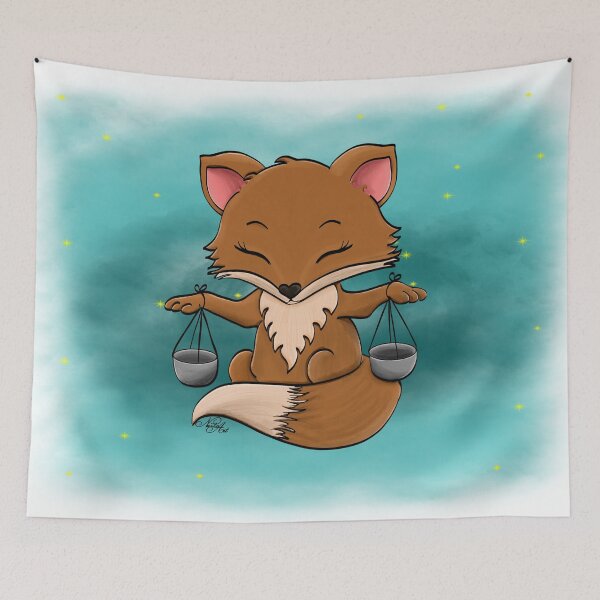 Item preview, Astro fox: Libra designed and sold by Naito Art.