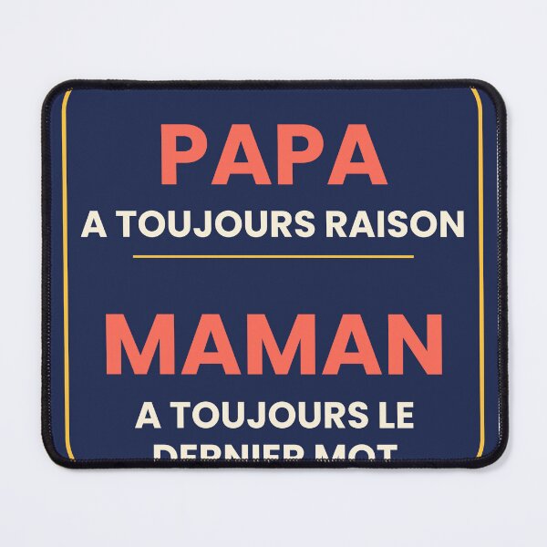 Item preview, Dad is always right, Mom has the last word - Funny family gift designed and sold by Jayteezy.