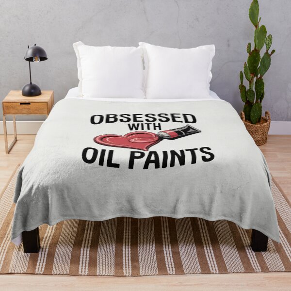 Item preview, Obsessed with Oil Paints – Funny Oil Painting Artist Design designed and sold by Jollys-ArtShop.