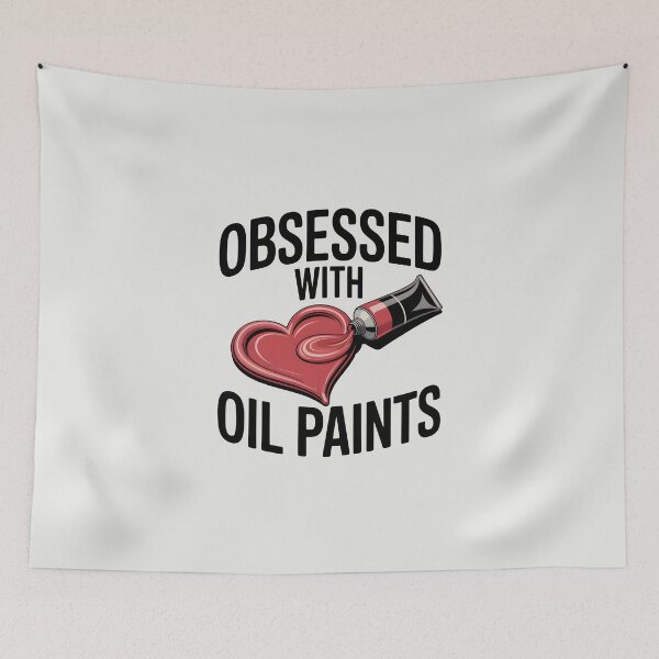 Item preview, Obsessed with Oil Paints – Funny Oil Painting Artist Design designed and sold by Jollys-ArtShop.