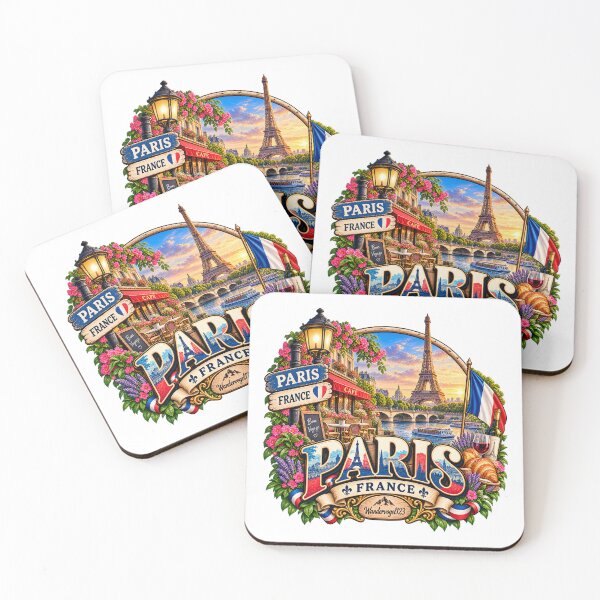 Item preview, Paris, France – Eiffel Tower Café & France Travel designed and sold by Wandervogel123.