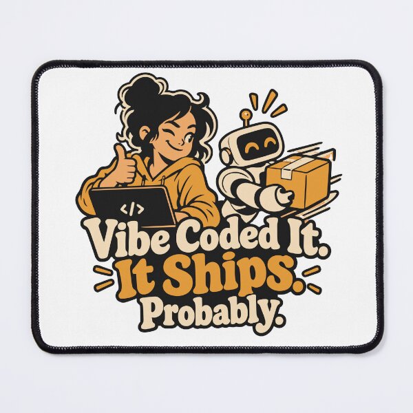 Item preview, Vibe Coded It, It Ships Probably Comic Design designed and sold by ThreadQuirk.