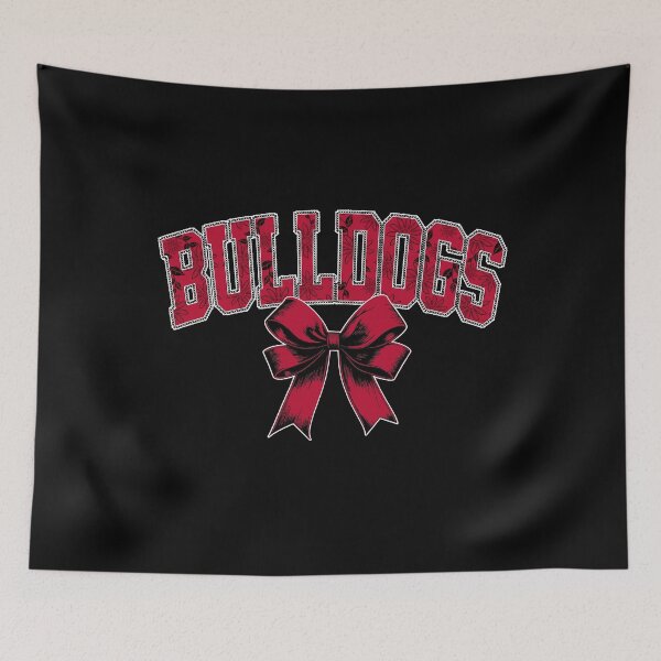 Item preview, Bulldogs Floral Coquette Bow designed and sold by Floral Vintage.