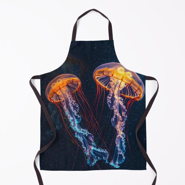 Item preview, Bioluminescent Jellyfish, 3d Render, Warm Orange And designed and sold by Checho30.