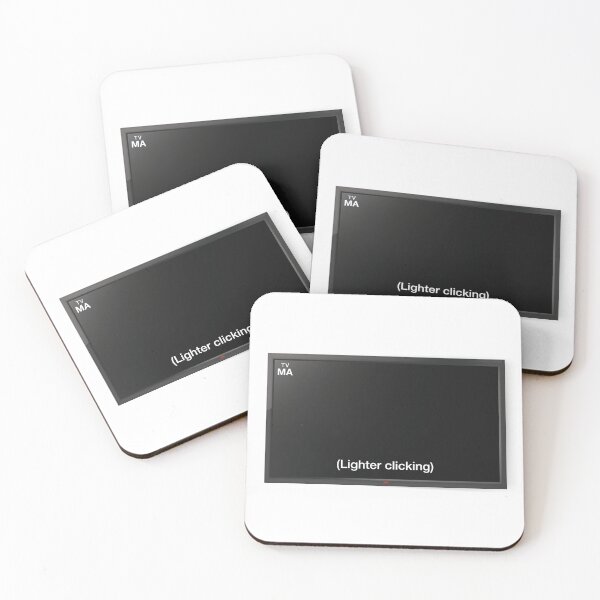 Item preview, Lighter Clicking TV Black Screen designed and sold by Hakuna Ricotta.