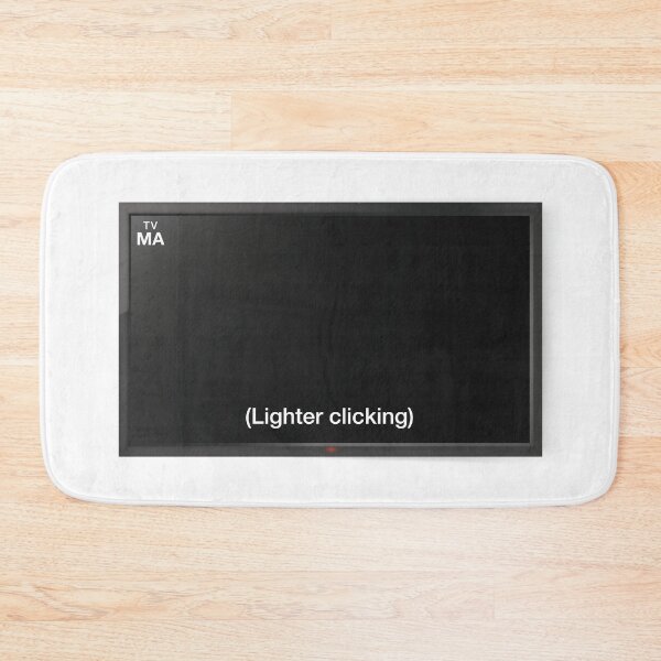 Item preview, Lighter Clicking TV Black Screen designed and sold by Hakuna Ricotta.
