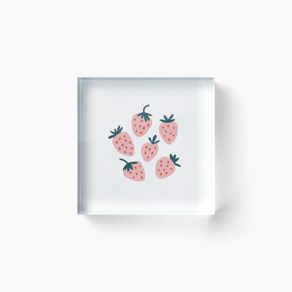 Item preview, Pink Strawberry Pattern Cute Girly Fruit Design designed and sold by AandBCollective.