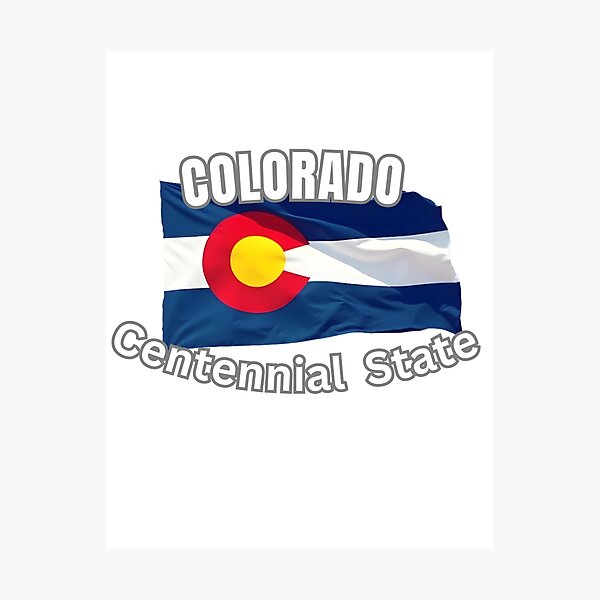 Item preview, Colorado Centennial State Flag Souvenir Gift designed and sold by RVJdesigns.