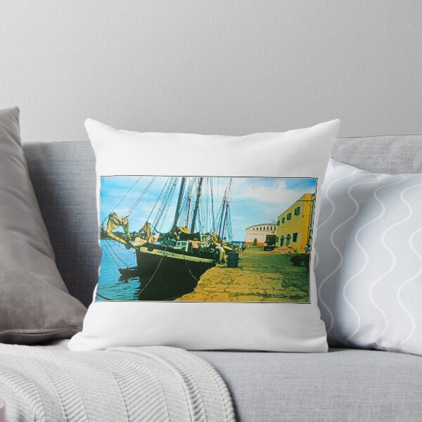 Item preview, St. Thomas, Virgin Islands, July 6, 1960, Docked Wooden Sailing Schooner designed and sold by AMacGPhilly.