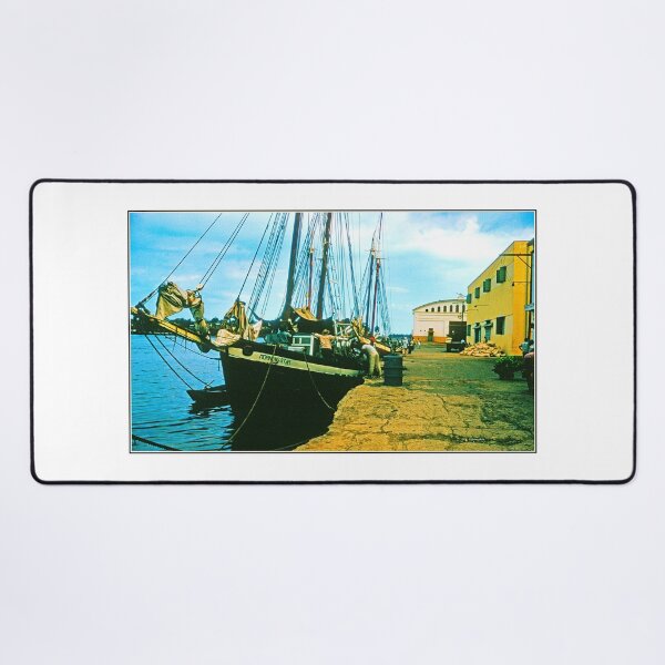 Item preview, St. Thomas, Virgin Islands, July 6, 1960, Docked Wooden Sailing Schooner designed and sold by AMacGPhilly.