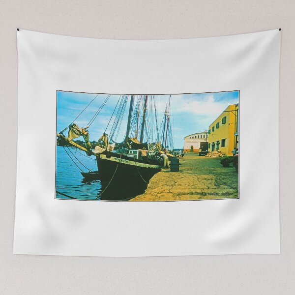 Item preview, St. Thomas, Virgin Islands, July 6, 1960, Docked Wooden Sailing Schooner designed and sold by AMacGPhilly.