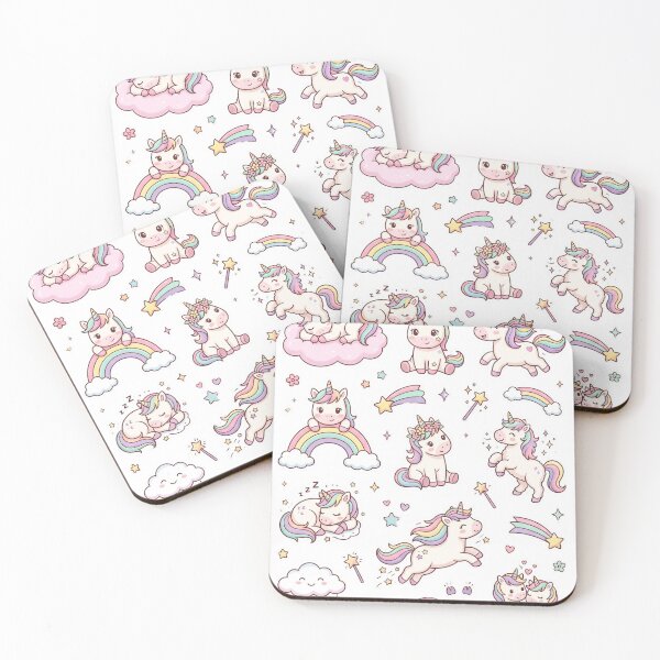 Item preview, Cute Unicorns designed and sold by OutLoudDesigns.