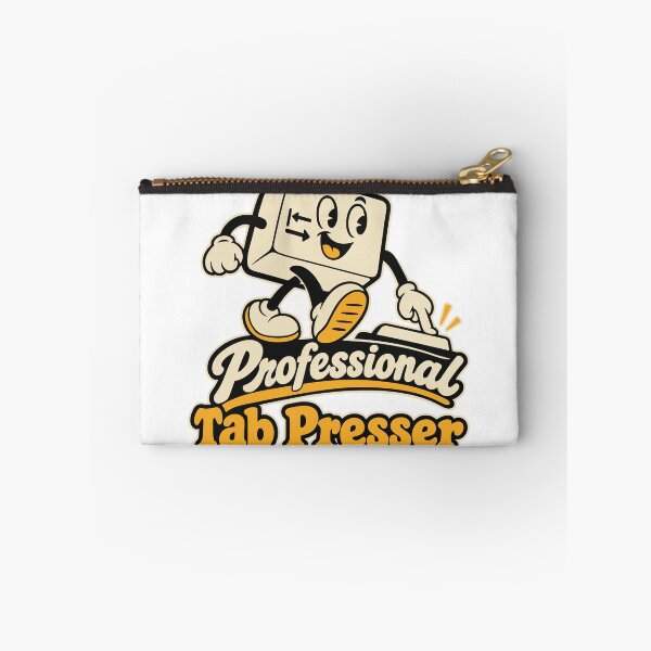 Item preview, Professional Tab Presser Retro Cartoon Graphic designed and sold by ThreadQuirk.