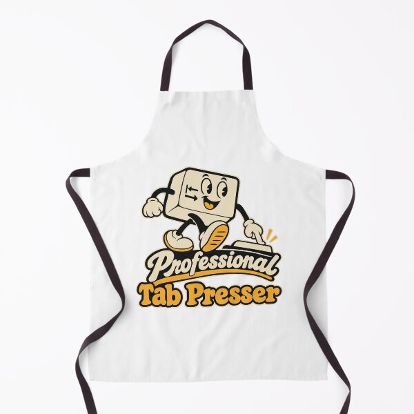 Item preview, Professional Tab Presser Retro Cartoon Graphic designed and sold by ThreadQuirk.