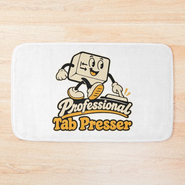 Item preview, Professional Tab Presser Retro Cartoon Graphic designed and sold by ThreadQuirk.