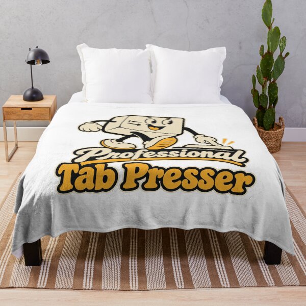 Item preview, Professional Tab Presser Retro Cartoon Graphic designed and sold by ThreadQuirk.