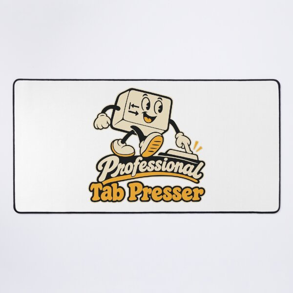 Item preview, Professional Tab Presser Retro Cartoon Graphic designed and sold by ThreadQuirk.