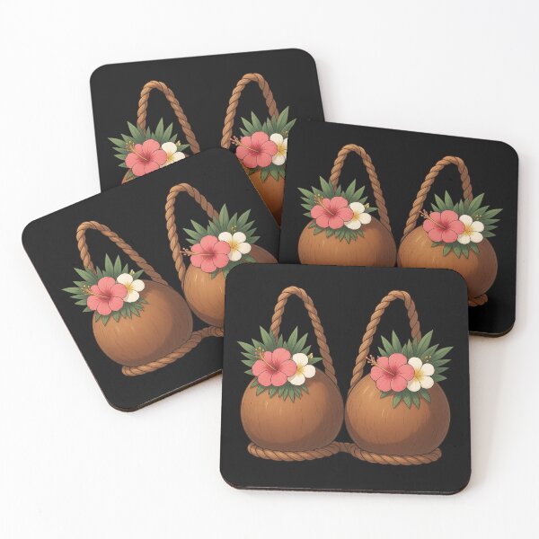 Item preview, Coconut Bra Hawaiian designed and sold by Positive&FunnyThings.