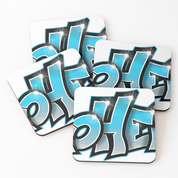 Item preview, COHEN Graffiti Name Cyan blue - Personalised Custom Gift designed and sold by BlachGallery.