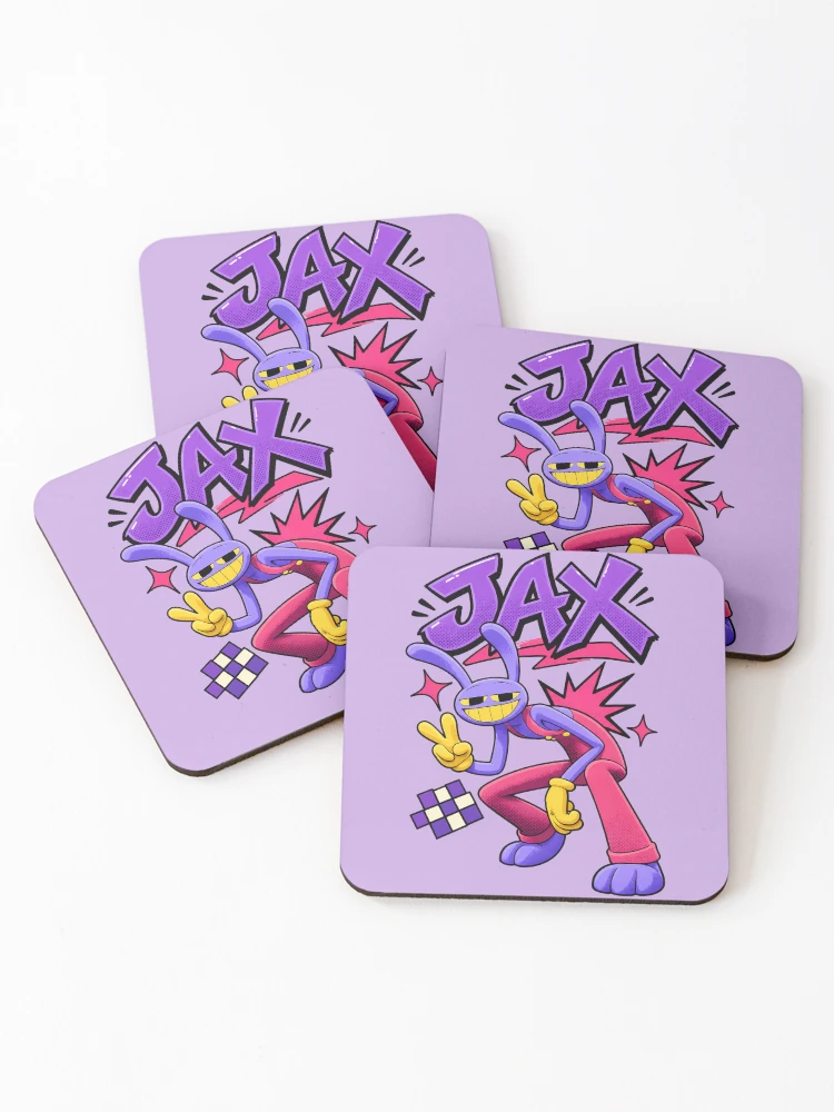 Thumbnail 1 of 5, Coasters (Set of 4), JAX The Rabbit designed and sold by DeviantMerch.