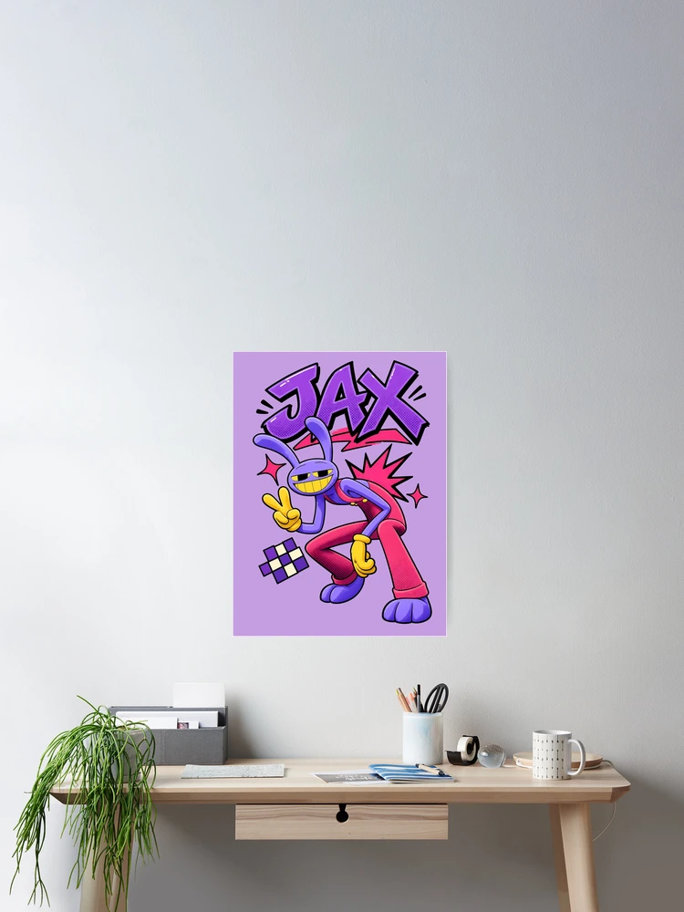Thumbnail 2 of 3, Poster, JAX The Rabbit designed and sold by DeviantMerch.
