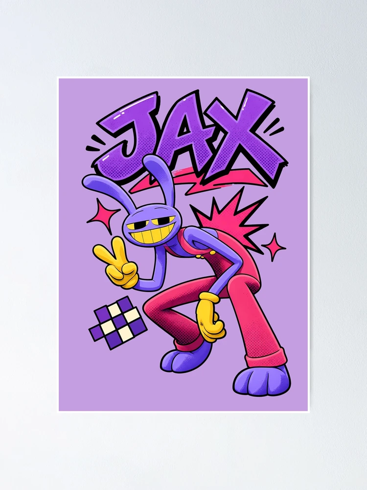 Thumbnail 1 of 3, Poster, JAX The Rabbit designed and sold by DeviantMerch.