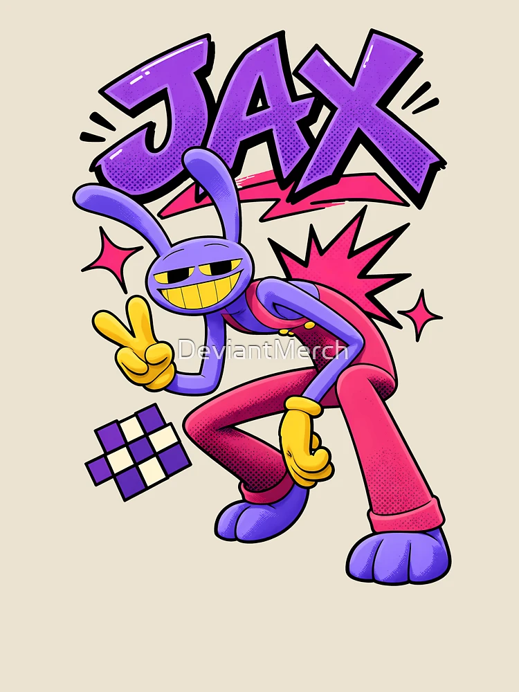 Thumbnail 4 of 4, Relaxed T-Shirt, JAX The Rabbit designed and sold by DeviantMerch.