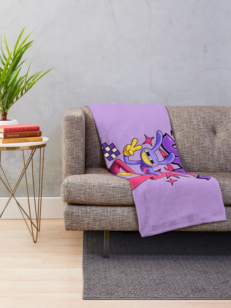Thumbnail 2 of 6, Throw Blanket, JAX The Rabbit designed and sold by DeviantMerch.