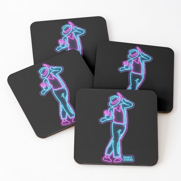 Item preview, Michael Jackson Dance Legend Neon Silhouette designed and sold by ExploreAura Studio.