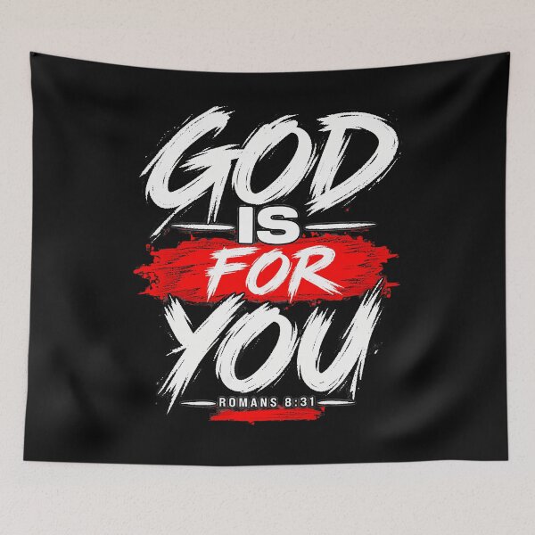 Item preview, God Is For You Romans 8:31 designed and sold by PAROSSA.