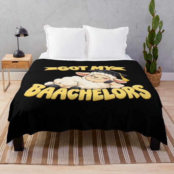 Item preview, Men's Got My Baachelors Cute Sheep Lover Funny Graduation Performance T-Shirt designed and sold by Trendably.