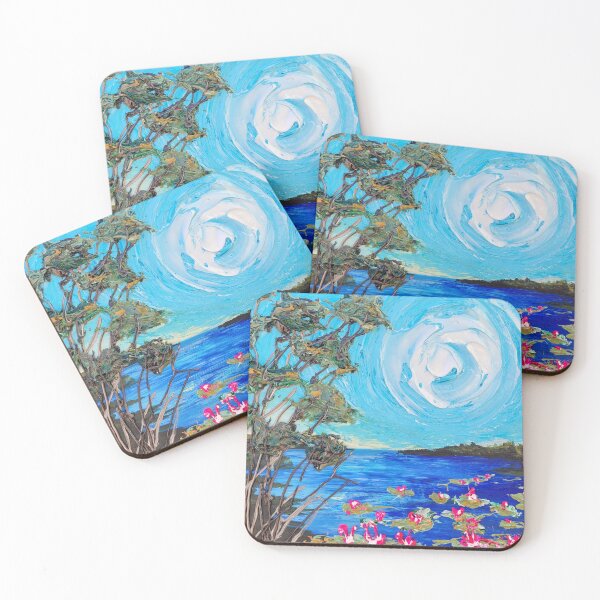 Item preview, Mañana de loto designed and sold by JackieMeierArt.