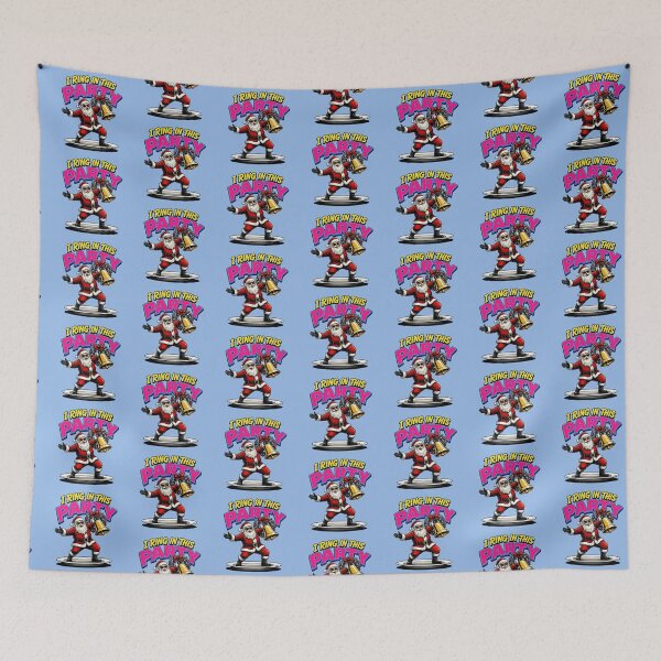 Item preview, Santa Party Rocker Christmas Holiday Fun designed and sold by jenaholland.