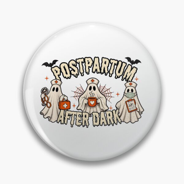 Item preview, Postpartum Team Spooky Postpartum RN Night Shift Halloween designed and sold by JolinChinn.
