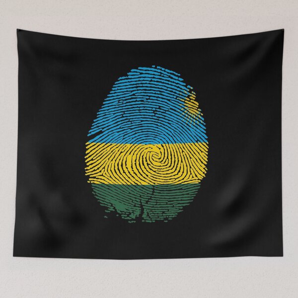 Item preview, Rwanda Flag African Pride Design designed and sold by Azeecreate009.