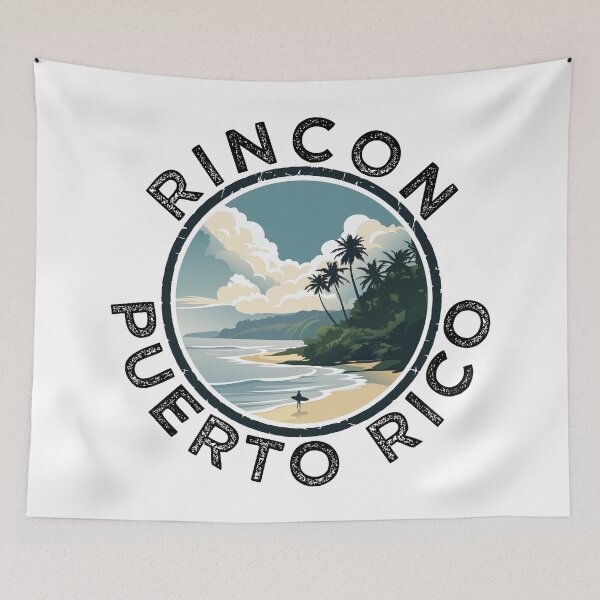 Item preview, Rincón – Puerto Rico (with Black Lettering) designed and sold by VelvetRoom.